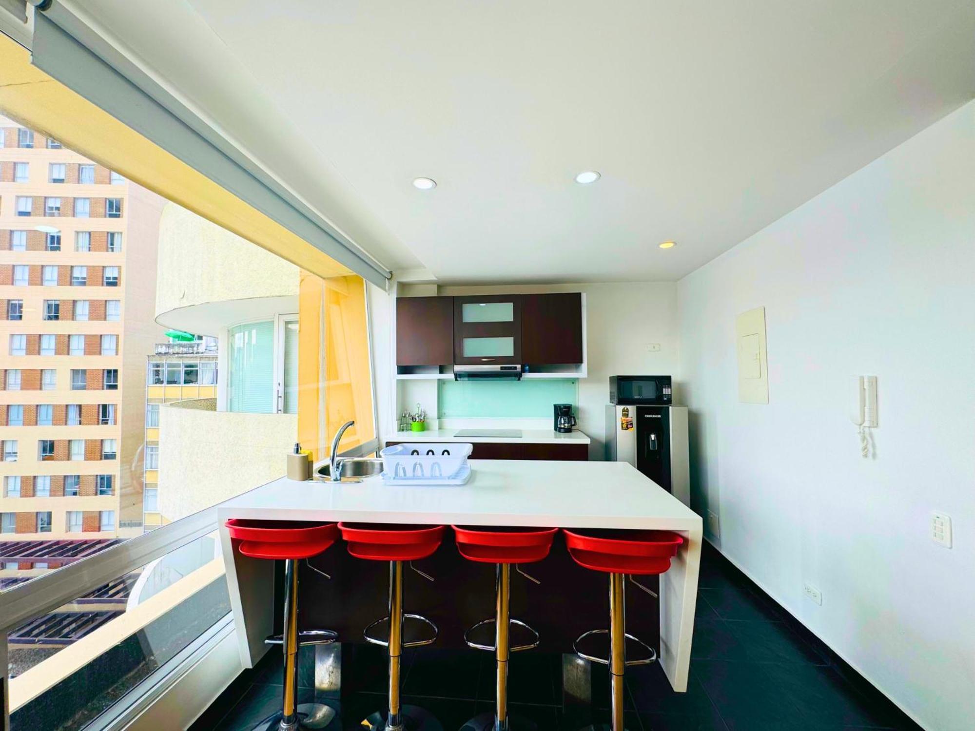Aparta Suite Continental Bogotá Dış mekan fotoğraf